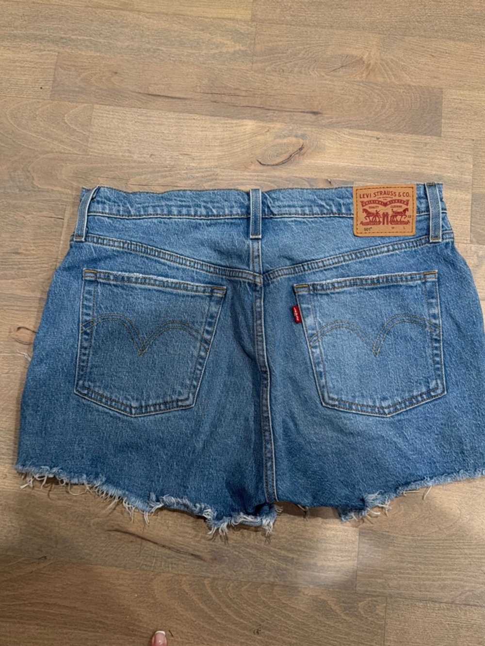 Levi's denim shorts